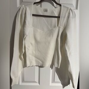 Aritzia - Wilfred cream sweater